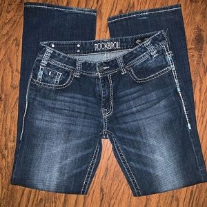 Rock & Roll mid rise jeans. W29/L32